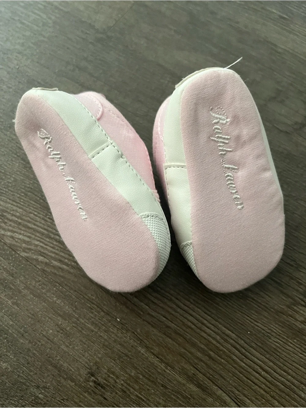 Baby/Toddler Pink Polo Bear Slip-On Shoes